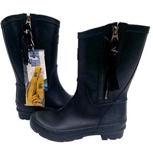 Joules Wellington Molly Rain Boot with Interchangeable Tassels